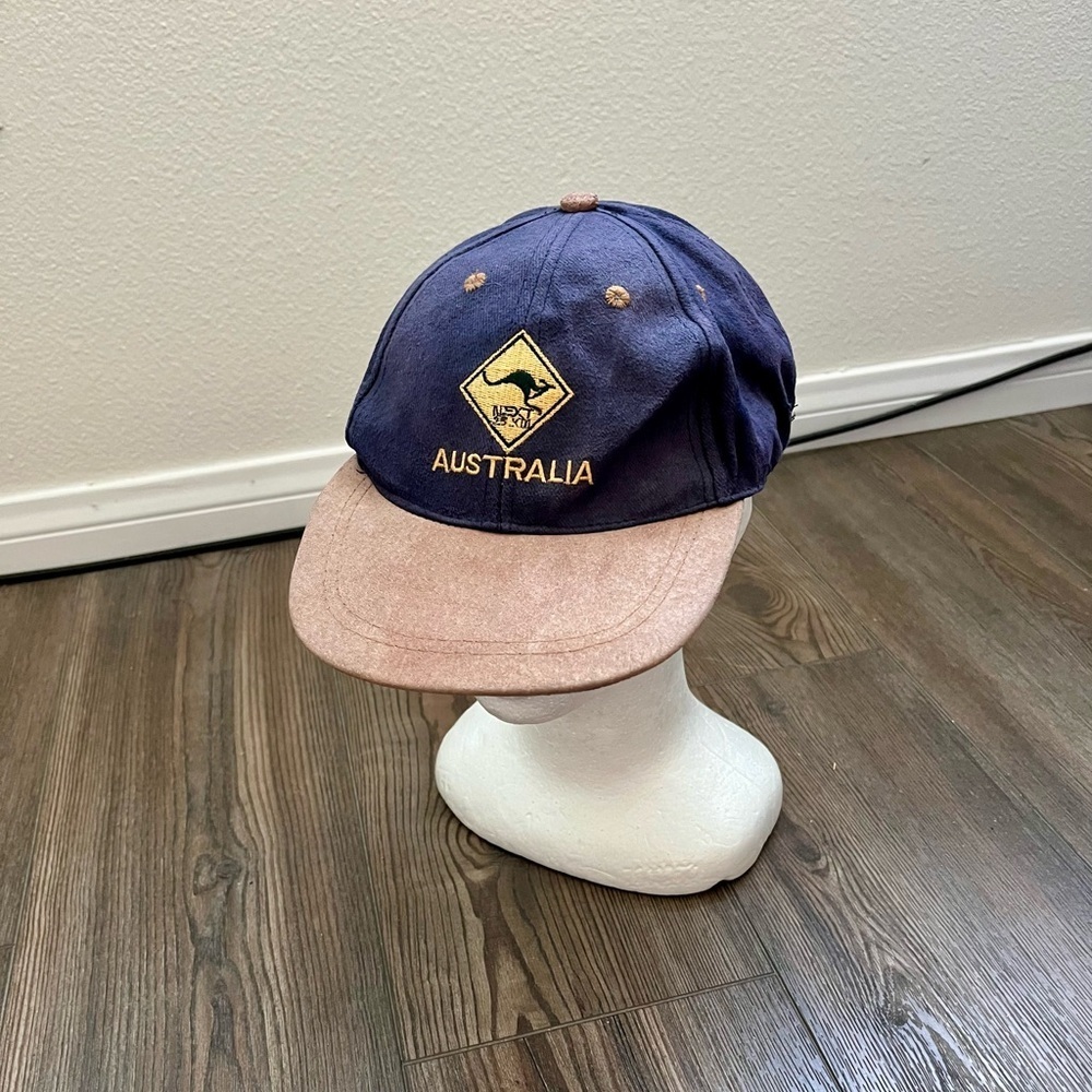 Australia Cap - Blue and Tan
